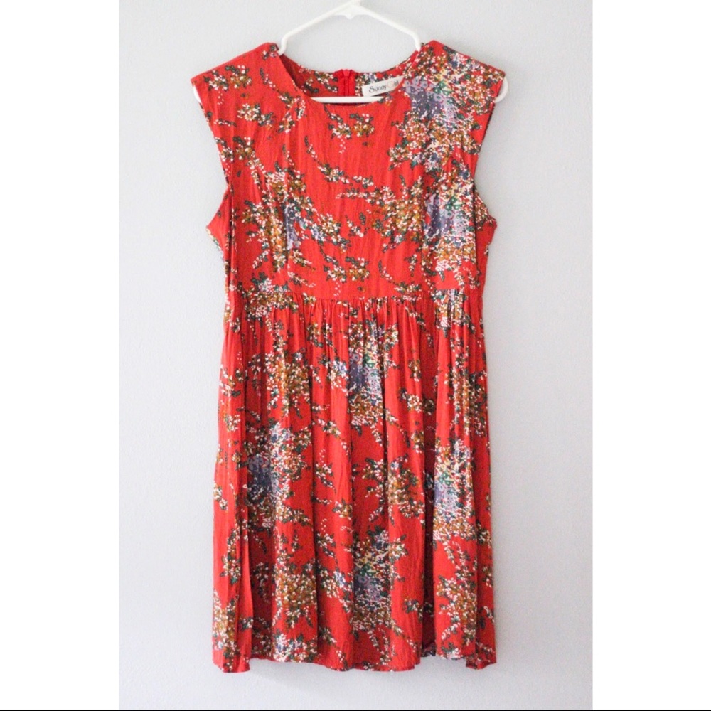 Orange Floral Dress | ModCloth